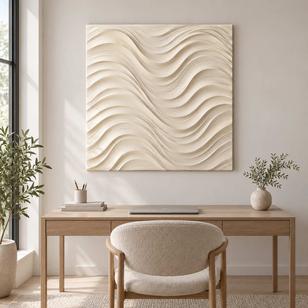 Ripple Square Wall Art - view 3