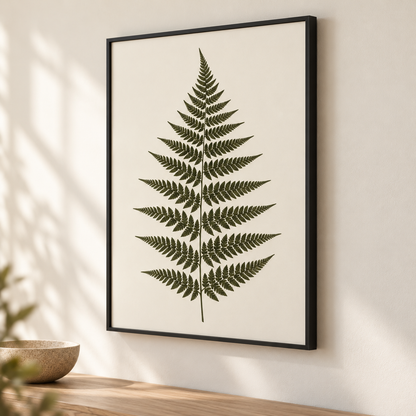 Botanical wall decor 006 angled view