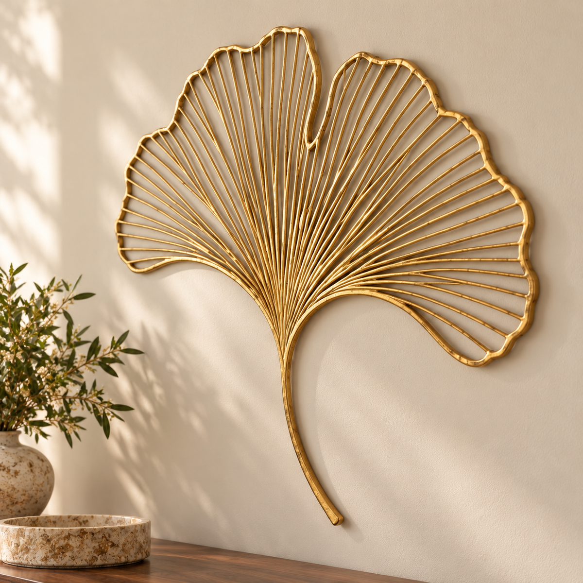 Botanical wall decor 007 angled view