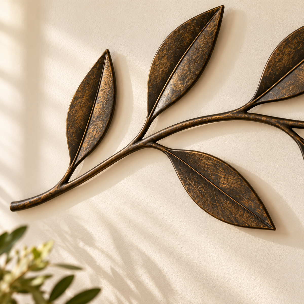 Botanical wall decor 008 lower detail