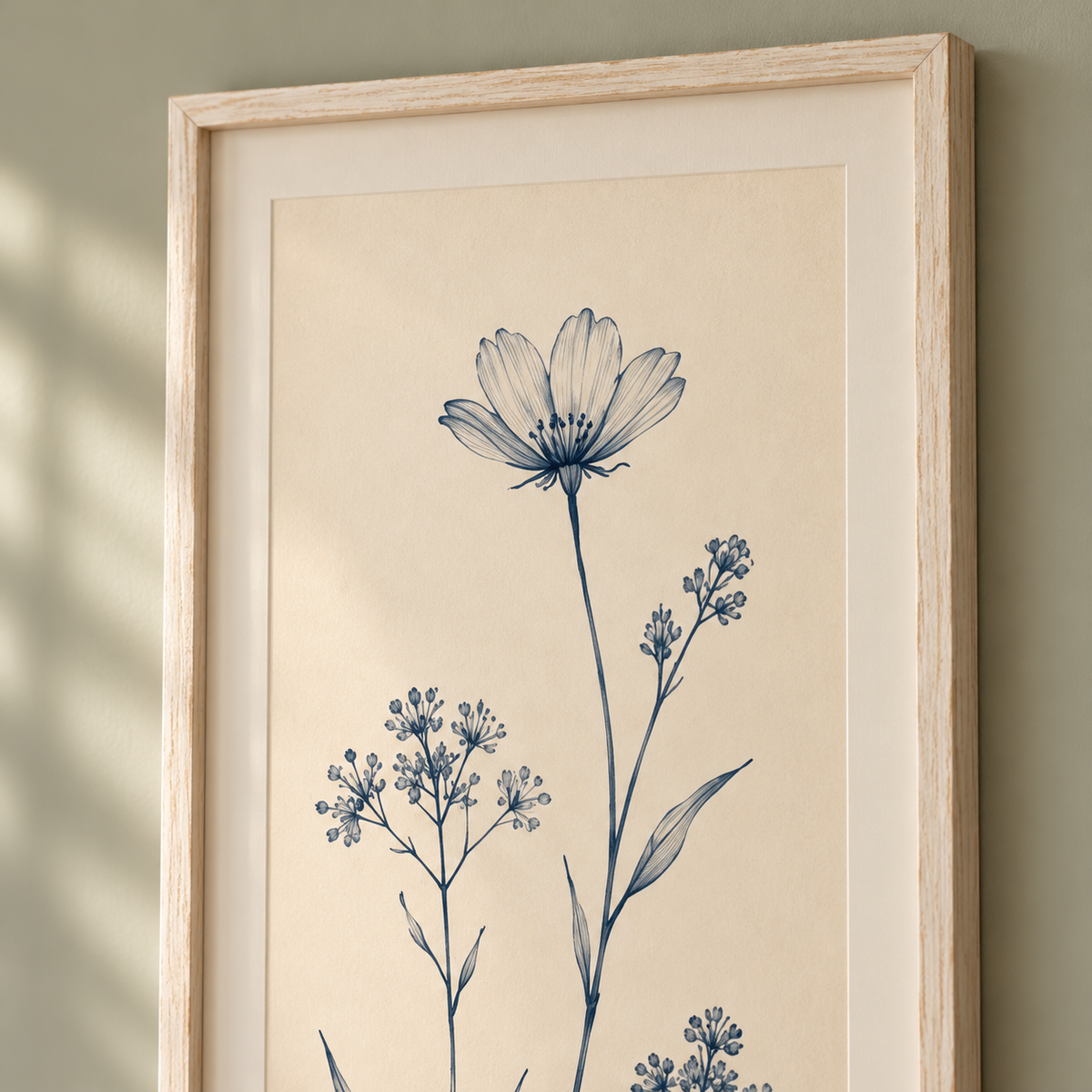Botanical wall decor 010 upper detail