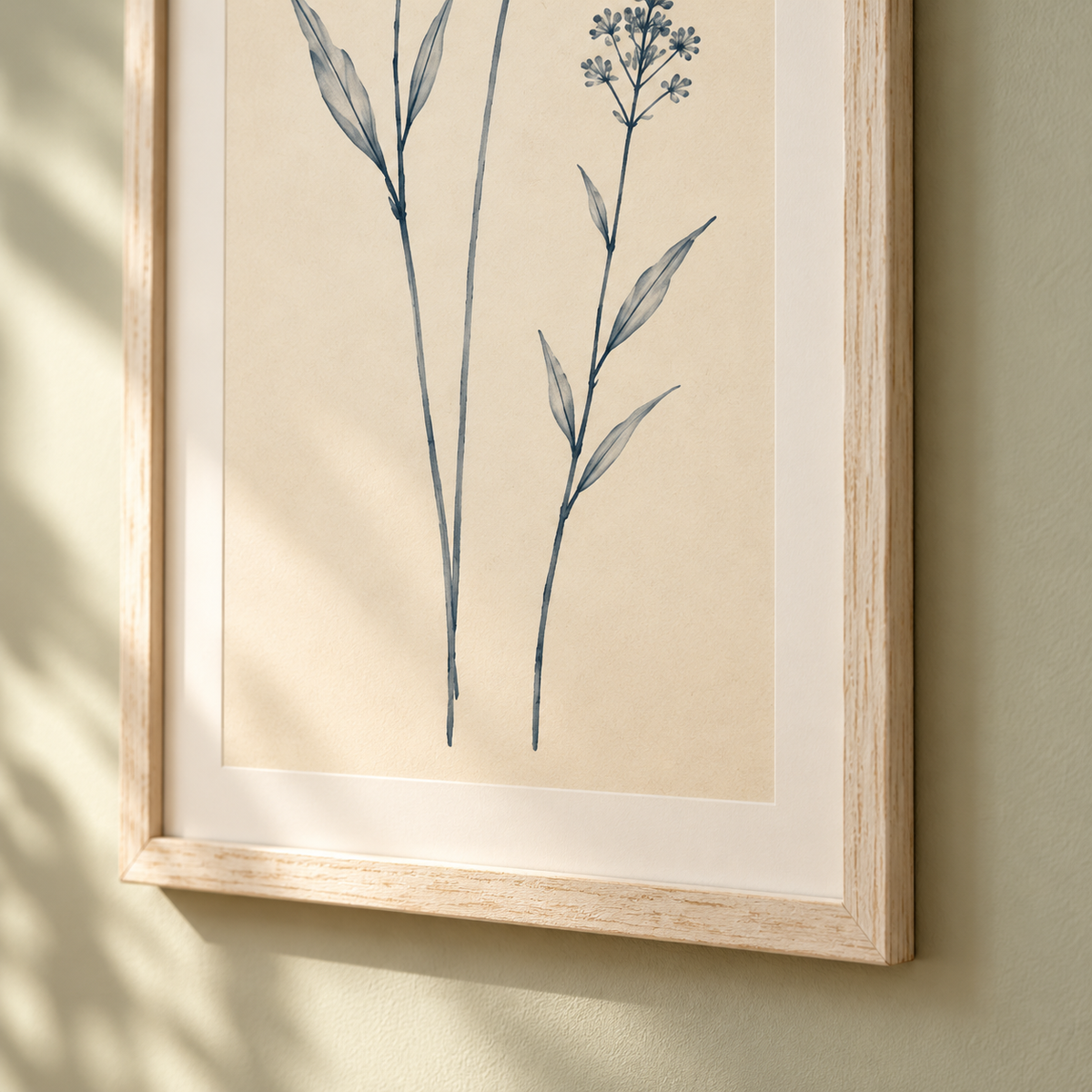 Botanical wall decor 010 lower detail