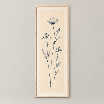 Botanical wall decor 010 full studio view