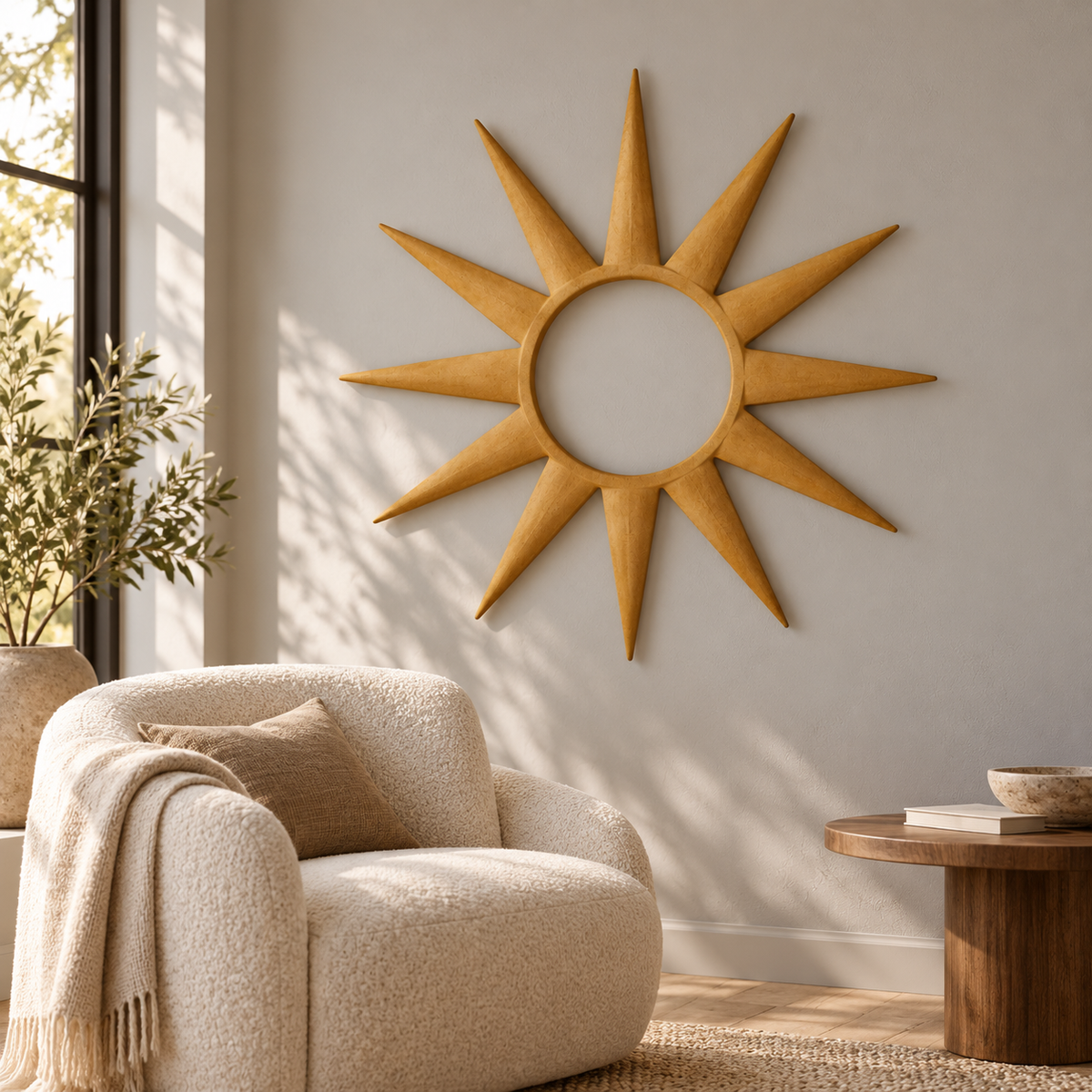 Lunverol sculptural wall accent 011, view 03
