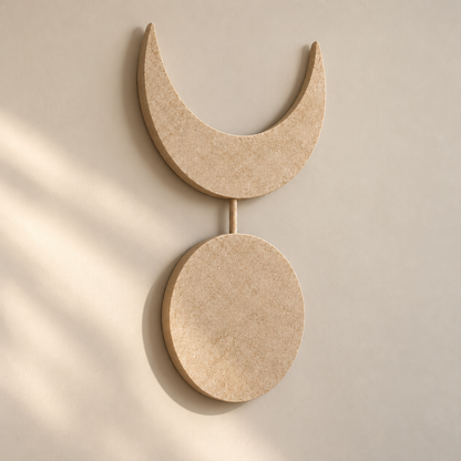 Lunverol sculptural wall accent 013, view 02