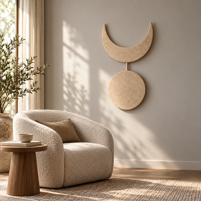 Lunverol sculptural wall accent 013, view 03