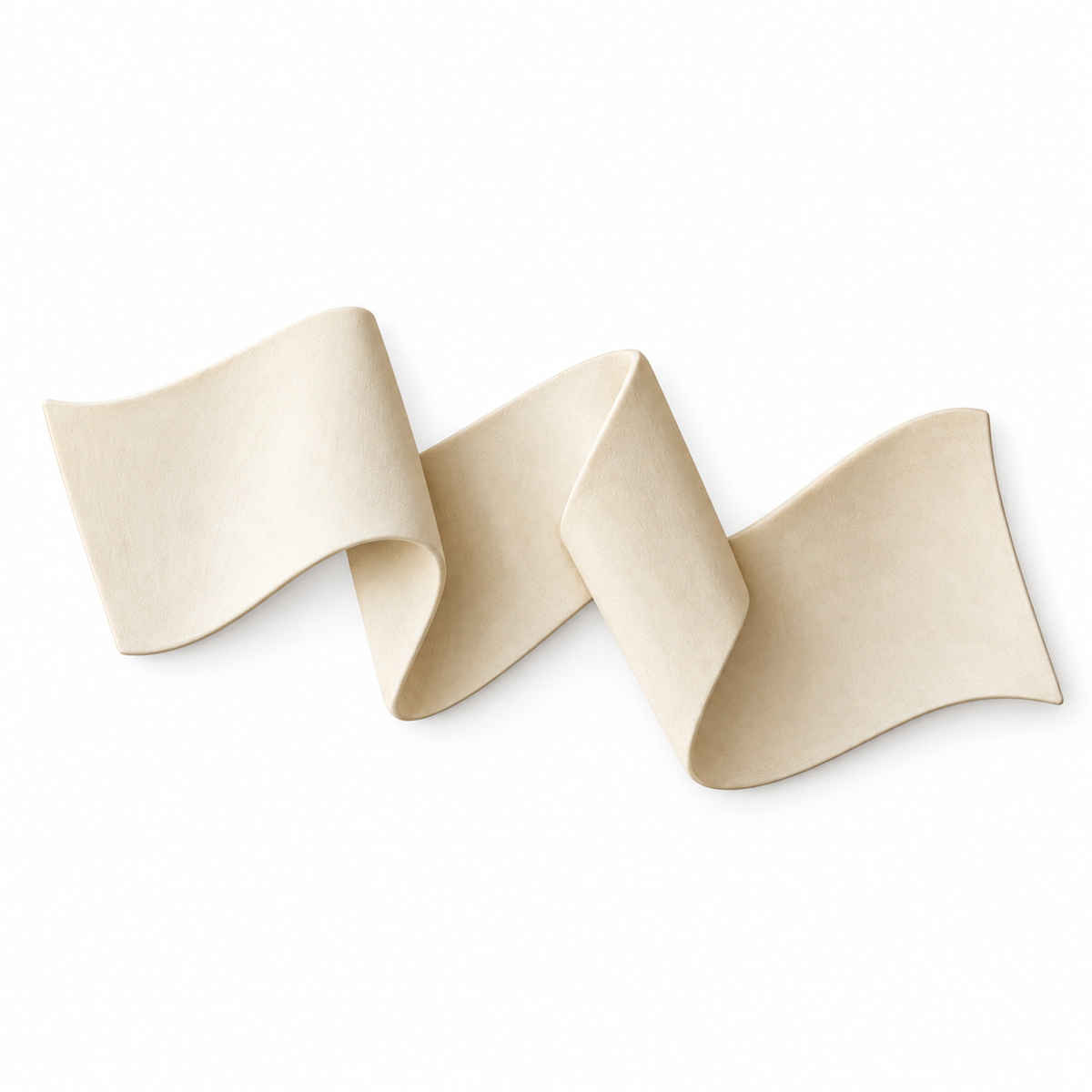 Lunverol sculptural wall accent 014, isolated white background