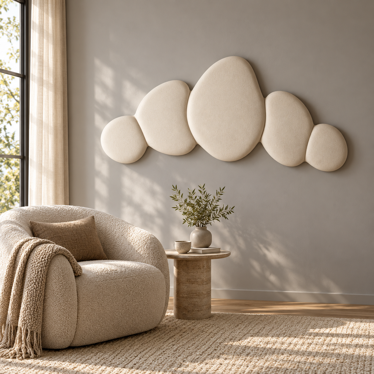 Lunverol sculptural wall accent 015, view 03